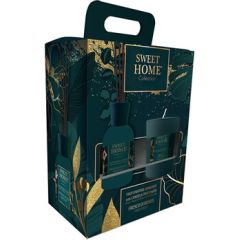Sweet Home Collection Fresh Forest - Dárková sada aroma difuzéru se svíčkou Smaržas - NESAKĀRTOTS