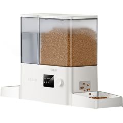 Rojeco New 2 in 1 Pet Water Fountain & Feeder WiFi (white) Viedās iekārtas un piederumi