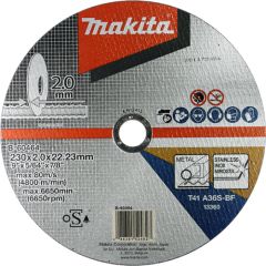 Abrazīvais griešanas disks Makita; 230x2,0 mm; metālam Dažādi diski