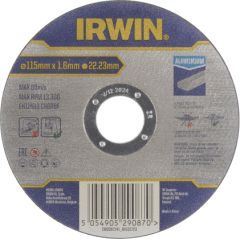 Abrazīvais griešanas disks Irwin IW8082141; 115x1,6 mm Dažādi diski