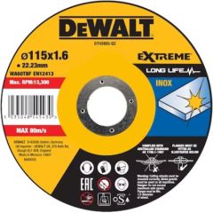Abrazīvais griešanas disks DeWalt DT43905-QZ; 115x22,23 mm Dažādi diski