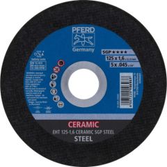 Abrazīvais griešanas disks Pferd SGP CeramicsSteel; 125x1,6x22,23 mm Dažādi diski