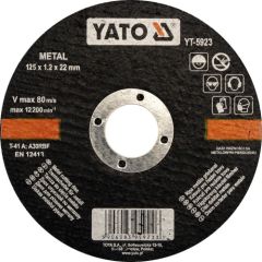 Abrazīvais griešanas disks Yato YT-5923; 125x1,2x22 mm Dažādi diski