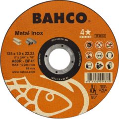Abrazīvais griešanas disks Bahco Metal Inox; 125x1 mm Dažādi diski