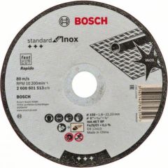 Abrazīvais griešanas disks Bosch Standard for Inox 2608603170; 115x22,23 mm Dažādi diski