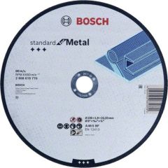 Abrazīvais griešanas disks Bosch Standard for Metal 2608619770; 230x22,23 mm Dažādi diski