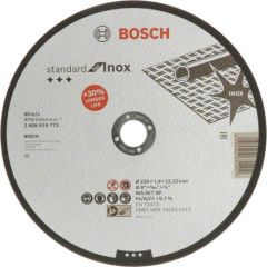Abrazīvais griešanas disks Bosch Standard for Inox 2608619773; 230x22,23 mm Dažādi diski