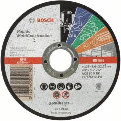 Abrazīvais griešanas disks Bosch Multi Construction Rapido 2608602767; 230x22,23 mm Dažādi diski