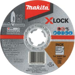 Abrazīvais griešanas disks Makita X-Lock; 125x1,2 mm Dažādi diski