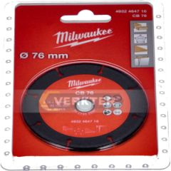 Griešanas disks kokam Milwaukee 4932464716; 76x1 mm Dažādi diski