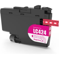 Comaptible cartridge Brother LC424 Magenta Tintes printeru izejmateriāli