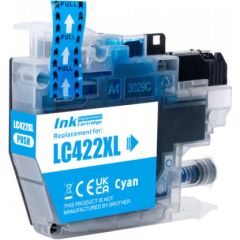 Compatible ink Brother LC422 XL, Cyan Tintes printeru izejmateriāli