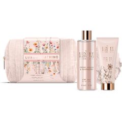 Uniquee Luxury Dárková sada péče o tělo v taštičce ( Pivoňka, Broskev & Malina ) Smaržas - NESAKĀRTOTS