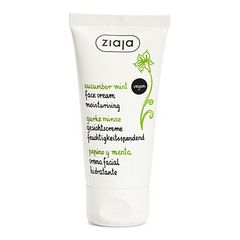 Ziaja Cucumber Mint Moisturising Face Cream SPF 6 50ml Ķermeņa kosmētika