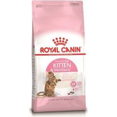 Royal Canin Kitten Sterilised karma sucha dla kociąt od 4 do 12 miesiąca życia, sterylizowanych 2 kg Kaķu sausā barība