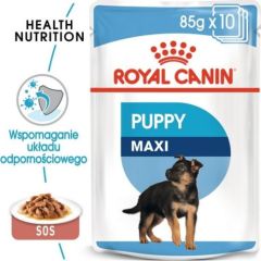 Royal Canin Royal Canin Maxi Puppy karma mokra dla szczeniąt, od 2 do 15 miesiąca życia, ras dużych saszetka 140g Suņu barība