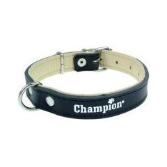Champion Obroża Skórzana na skórce czarna SK/S 50/1.8 Citas preces