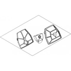 AIR FILTER SET CS-621SX, Echo Rezerves daļas