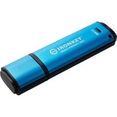 Kingston IronKey Vault Privacy 50 64 GB, USB stick (light blue/black, USB-C 3.2 Gen 1) Jaunumi - Datori