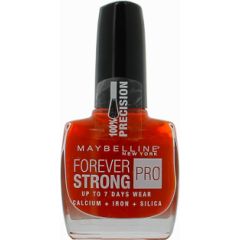 Maybelline Forever Strong Super Stay 7 Days Nail Polish 505 Red 10ml Nagu lakas
