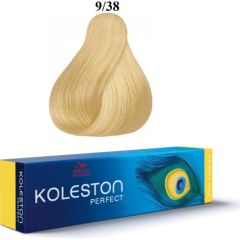 Wella Professionals Koleston Perfect Permanent Hair Dye 9/38 Very Light Blonde Golden Pearl 60ml Matu kopšana