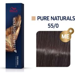 Wella Professionals Koleston Perfect Me+ Permanent Hair Dye 55/0 Light Chestnut Natural Intense 60ml Matu kopšana