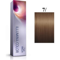 Wella Professionals Illumina Color Permanent Hair Dye 7/ Medium Blonde 60ml Matu kopšana