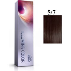 Wella Professionals Illumina Color Permanent Hair Dye 5/7 Light Chestnut Brown 60ml Matu kopšana