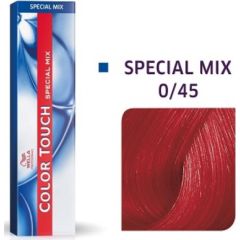 Wella Professionals Color Touch Special Mix Ammonia-Free Semi-Permanent Hair Dye 0/45 Red Mahogany 60ml Matu kopšana