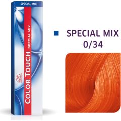 Wella Professionals Color Touch Special Mix Ammonia-Free Semi-Permanent Hair Dye 0/34 Golden Red 60ml Matu kopšana