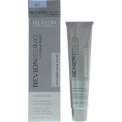 Revlon Revlonissimo Colorsmetique Hyaluronic Acid Permanent Hair Dye 8.1 Light Ash Blonde 60ml Matu kopšana