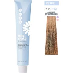 Milk Shake 9 Minutes Permanent Hair Dye 7.13 Biondo Cenere Dorato 100ml Matu kopšana
