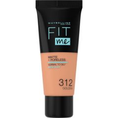 Maybelline Fit Me Matte + Poreless Liquid Foundation 312 Golden 30ml Dekoratīvā kosmētika