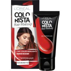 L'Oreal Paris Colorista Hair Makeup Semi-Permanent Hair Dye #COPPERHAIR 30ml Matu kopšana