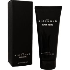 John Richmond Black Metal Natural Cleansing Shower Gel 200ml Dušas želejas ķermenim