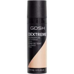 Gosh Dextreme Full Coverage Liquid Foundation 002 Ivory 30ml Dekoratīvā kosmētika