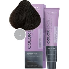 Revlon, Color Excel, Semi-Permanent Hair Dye, 1 Black, 70 ml Matu kopšana