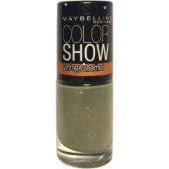 Maybelline, Color Show Vintage Leather, Nail Polish, Nr. 208, Sage Staple Green, 7 ml Nagu lakas