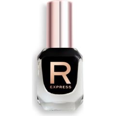 Makeup Revolution, Express, Nail Polish, Midnight Black, 10 ml Nagu lakas