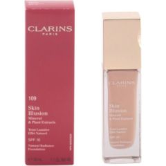 Clarins, Skin Illusion, Colour Correcting, Liquid Foundation, 109, Wheat, SPF 15, 15 ml *Tester Dekoratīvā kosmētika