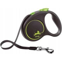 Flexi Automatic leash Black Design S 5 m, green Citas preces