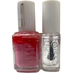 Set Essie: Nail Enamel, Vegan, Glossy Shine Finish, Nail Polish, 20, Lovie Dovie, 13.5 ml + Nail Care - Good To Go, Top Coat, Nail Strengthening Lacquer, 5 ml Dekoratīvā kosmētika