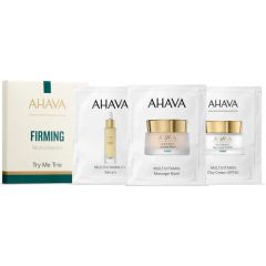 Set Ahava: MultiVitamin C+, Firming, Serum, For Face, 3 ml *Sample + Multivitamin Firming Massage, Cream Mask, For Face, 3 ml *Sample + MultiVitamin, Firming, Day, Cream, For Face, SPF 30, 3 ml *Sample Dāvanu komplekti