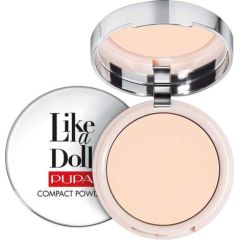 Pupa, Like A Doll, Paraben-Free, Transparent, Compact Powder, 01, Light Beige, 9 g *Tester Dekoratīvā kosmētika