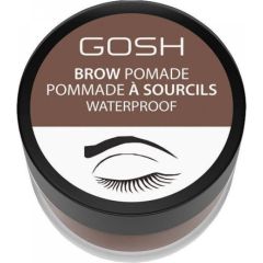 Gosh, Gosh, Waterproof, Eyebrow Pomade, 001, Brown, 4 ml Dekoratīvā kosmētika