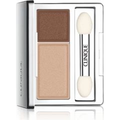 Clinique, All About Shadow Duo, Eyeshadow Powder, 402, Like Mink, 2.2 g *Tester Dekoratīvā kosmētika