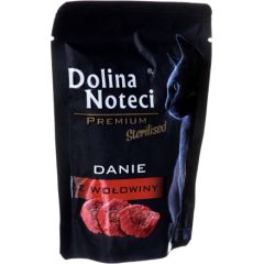 Dolina Noteci Premium Sterilised Beef dish - wet food for sterilised cats - 85g Kaķu konservi