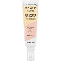 Max Factor Miracle Pure Skin-Improving Foundation SPF30 30 ml 32 Light Beige Dekoratīvā kosmētika