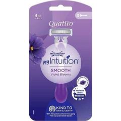 Wilkinson  Wilkinson My Intuition Quattro Smooth Violet Bloom 3szt Elektriskās zobu birstes