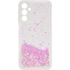 iLike Samsung  Galaxy A15 Silicone Case Water Glitter Light Pink Neoriģinālie Maciņi